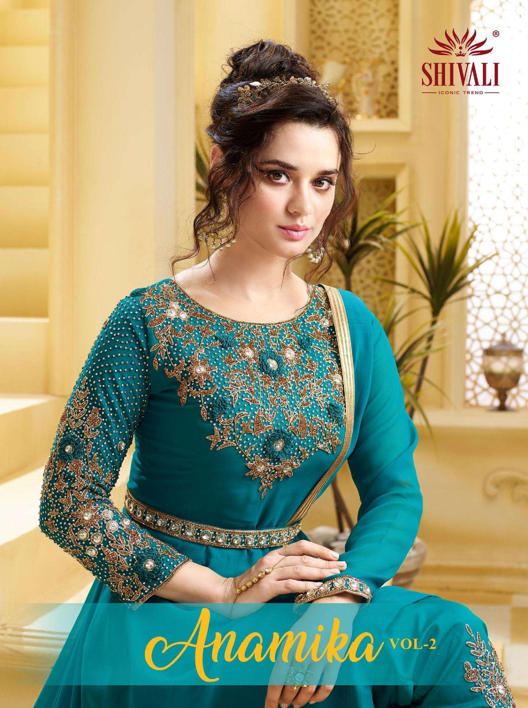 SHIVALI PRESENTS ANAMIKA VOL-2 HEAVY DESIGENR PARTYWEAR READYMADE COLLECTION AT WHOLESALE PRICE