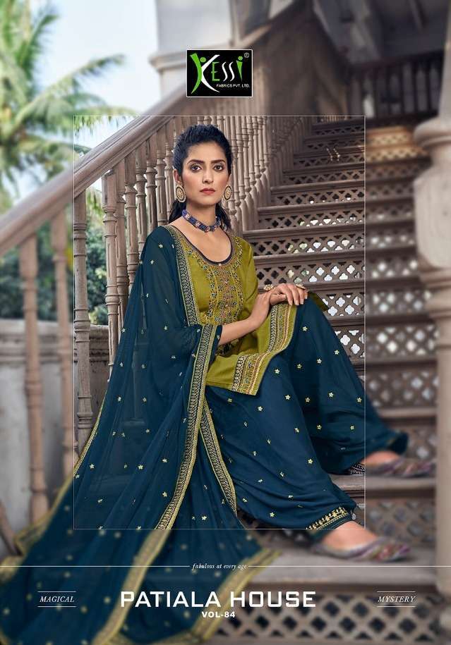 Kessi presents patiala House vol-84 jam silk designer straight patiyala salwar suit Wholesaler