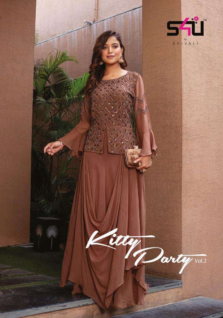 S4U Kurtis presents Kitty Party Vol-2 beautiful designer western style readymade collecton at wholesale