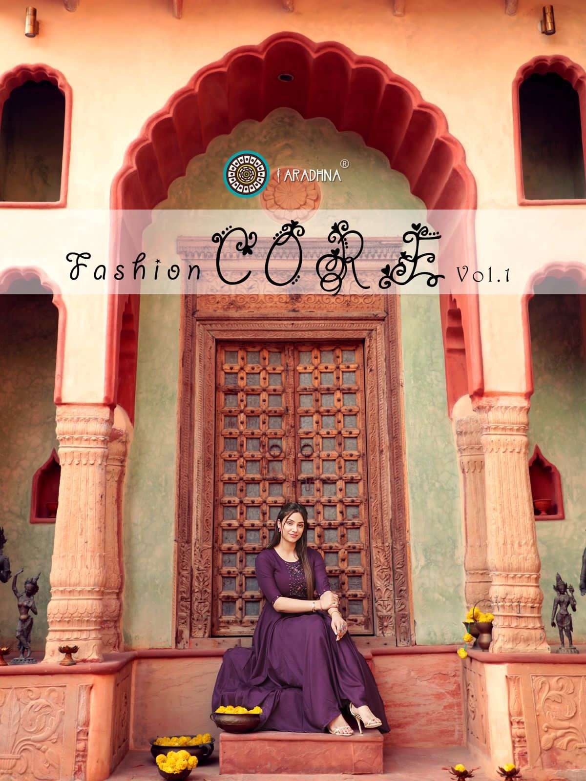Aradhna Presents Fashion Core Vol-1 Fancy Cotton Silk Kurti Gown Catalog Wholesaler