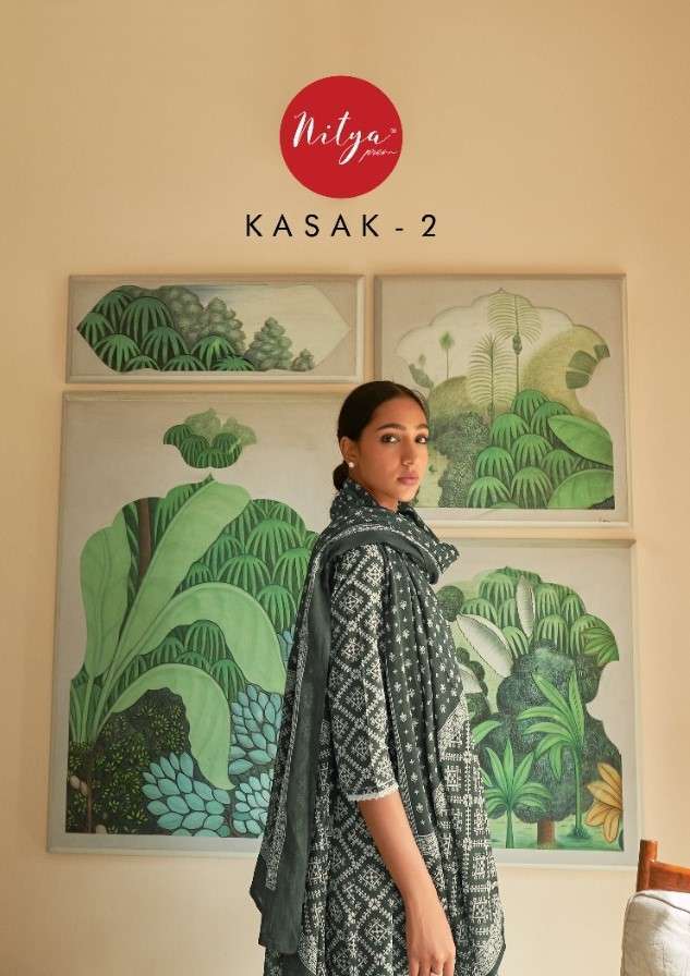 Lt presents kasak vol-2 cotton printed kurtis with pant and dupatta collection 