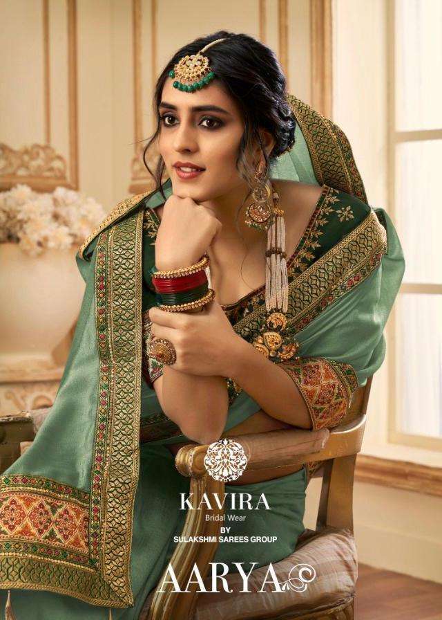Kavira presents aarya 2801-2809 heavy vichitra designer fancy sarees