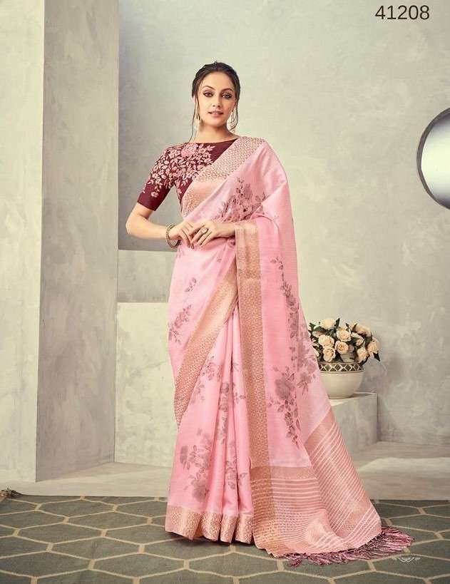 Fancy Border Designer Party Wear Saree Catalog Wholesale, With Blouse  Piece, 5.5 M (separate Blouse Piece) at Rs 1375 in Surat