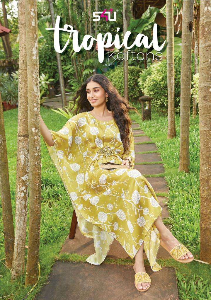 S4u presents Tropical Kaftan vol-2 fancy gown style kurtis catalog collection 
