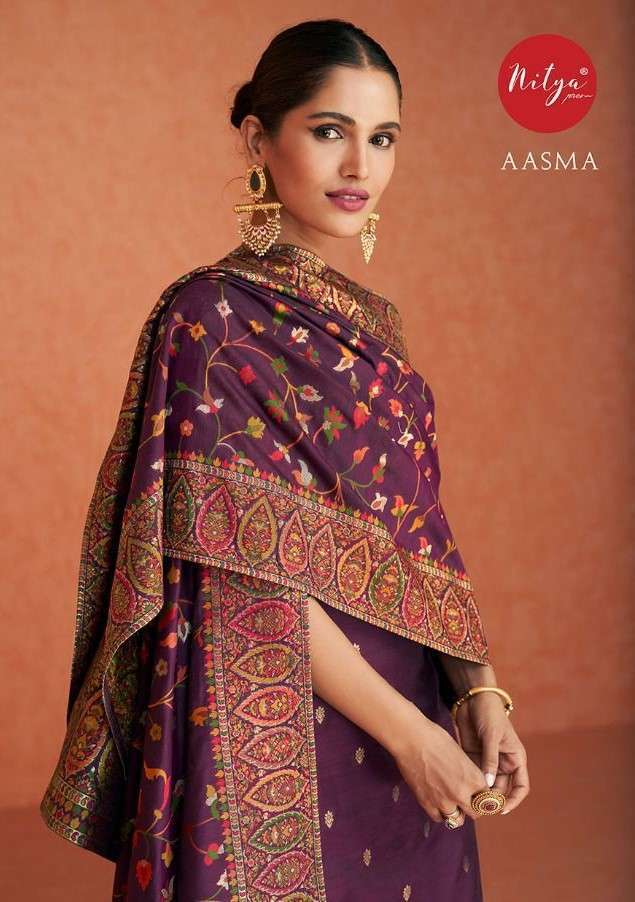 Lt presents nitya Aasma silk jacquard salwar suit wholesaler 