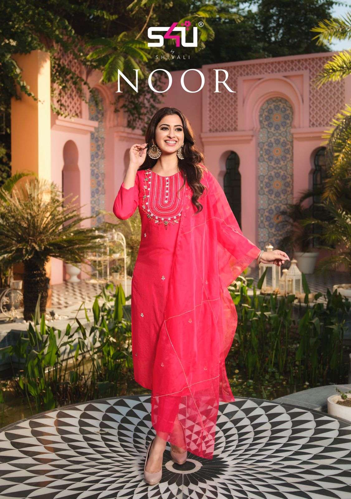 S4U SHIVALI PRESENTS NOOR FANCY GORGEOUS LOOK TOP WITH PANT AND DUPATTA CATALOG WHOLESALER