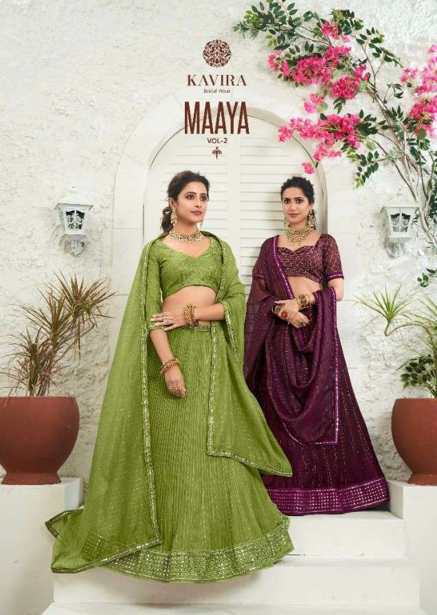 Kavira presents Maaya vol-2 exclusive designer Lahenga choli catalog wholesaler 