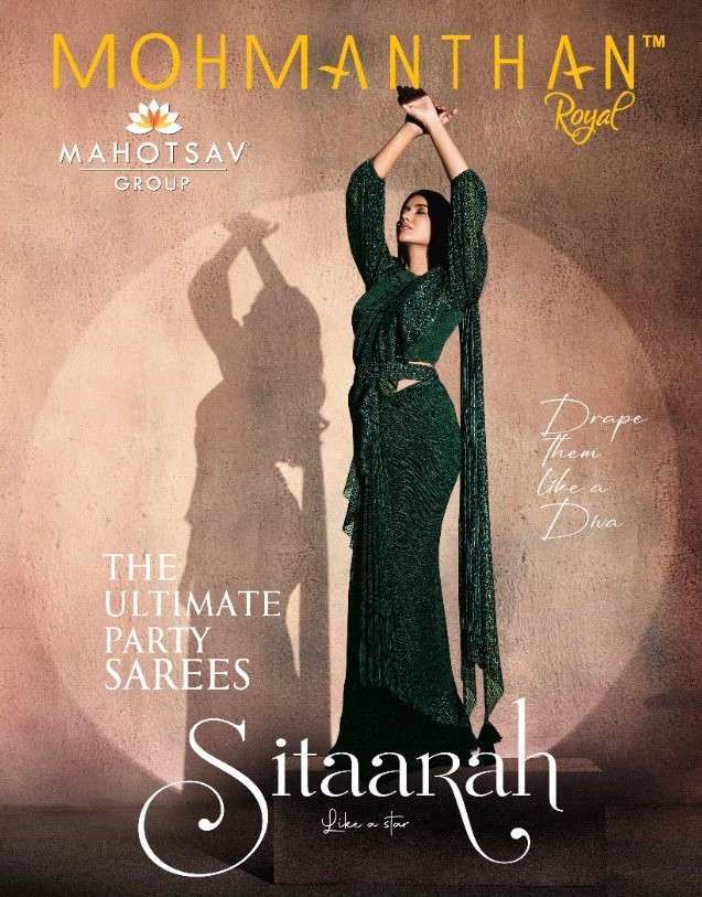 Mahotsav presents Sitaarah 21800 series fancy party wear sarees catalog collection 