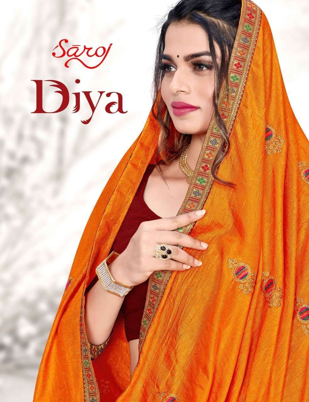 Saroj presents Diya silk sarees catalog wholesaler 