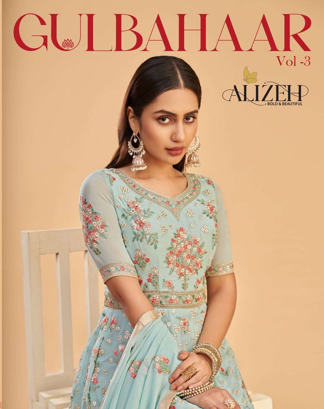 Alizeh presents Gulbahaar vol-3 exclusive designer Lahenga choli catalog collection 