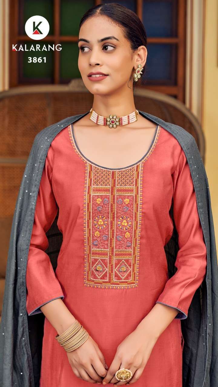 Kalarang presents Chhaya straight salwar suit wholesaler 