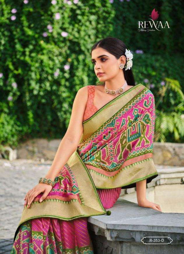 Rewaa presents Samantha vol-2 designer brasso sarees catalog collection 