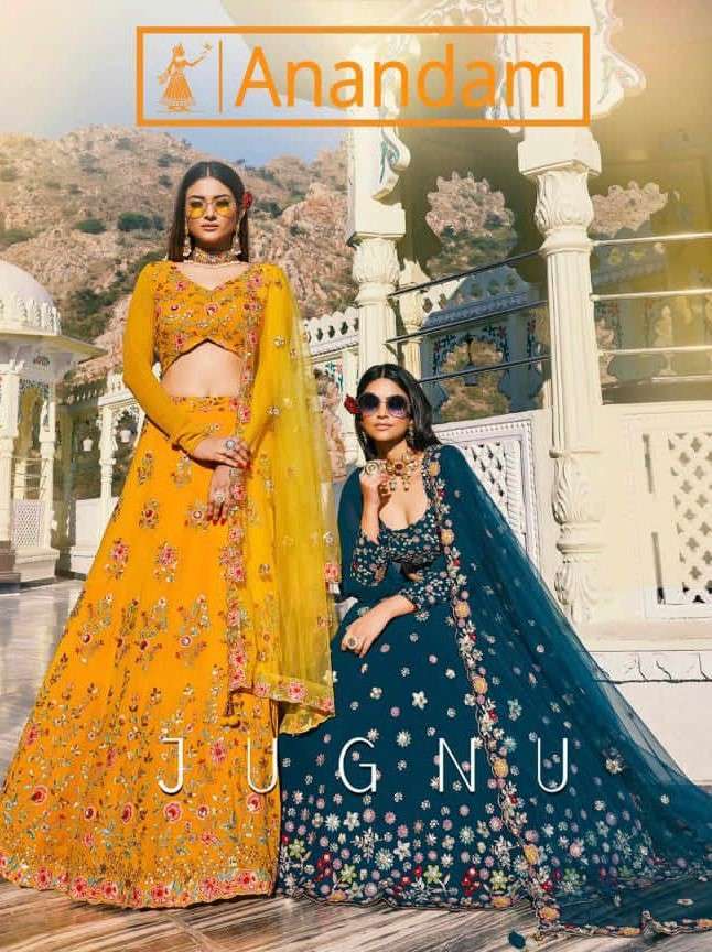 Anandam presents Jugnu exclusive designer bridal Lahenga choli collection 