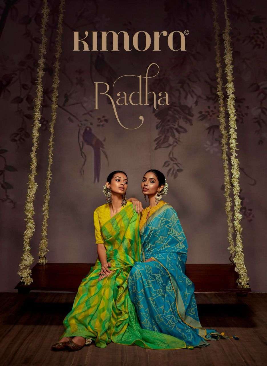 Kimora presents Radha 16031-16039 brasso fancy designer sarees catalog wholesaler 