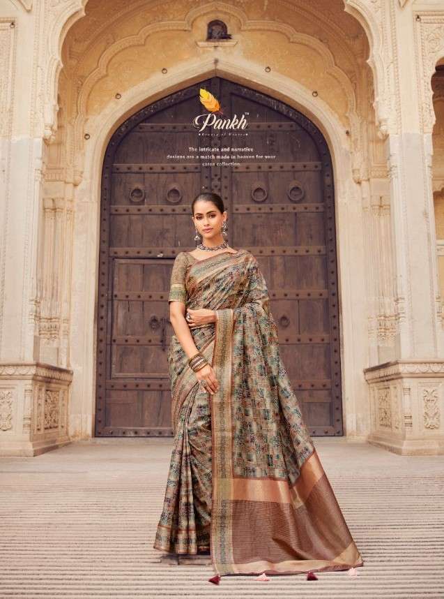 Pankh presents Chhapa vol-2 designer party wear sarees catalog collection 