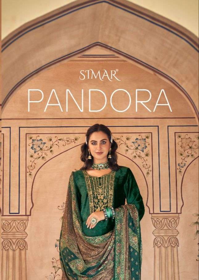 Glossy presents Pandora velvet salwar suit wholesaler 