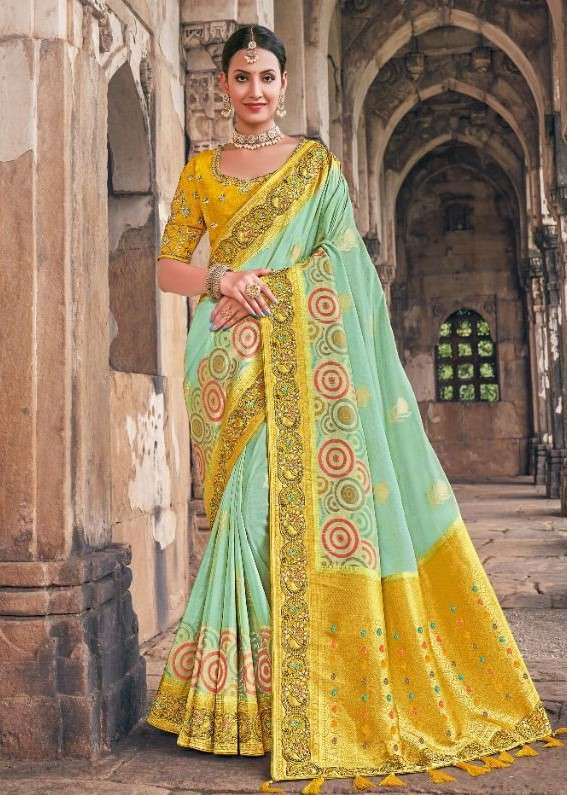 Prerana presents Airavat silk 2001 to 2008 series designer party wear silk sarees catalog wholesaler 