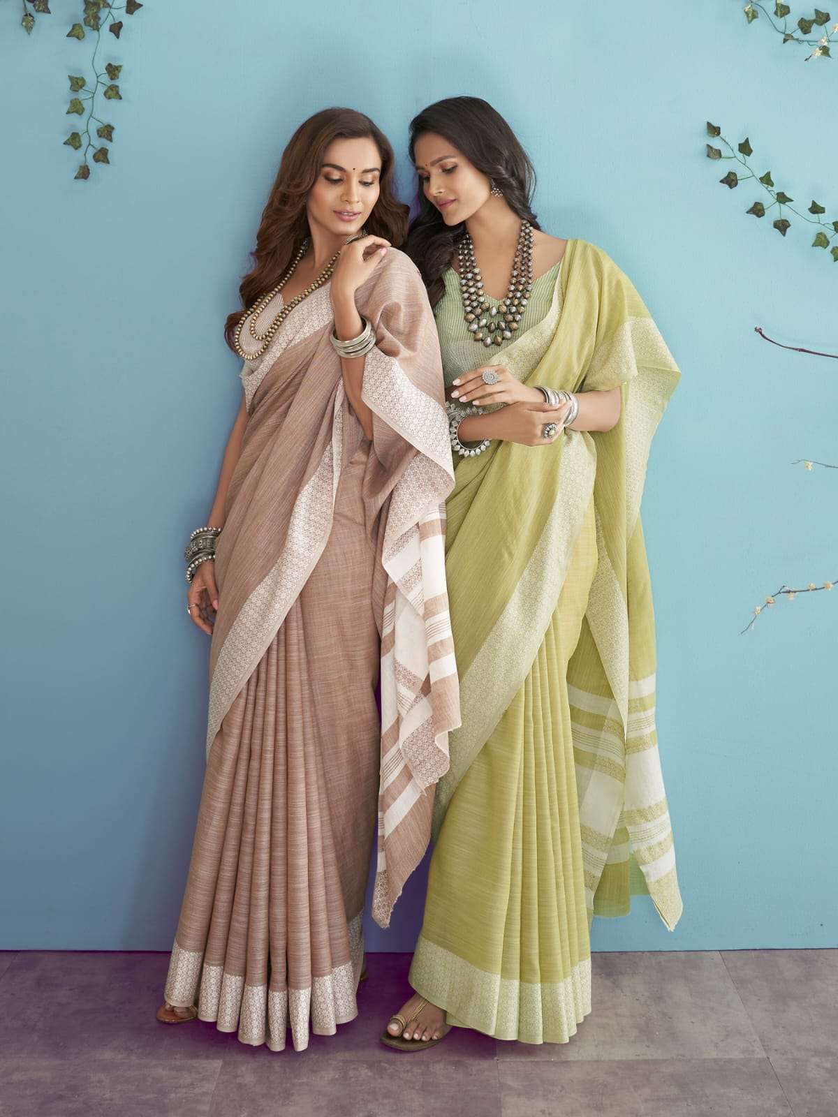 Rajpath presents Aarzoo linen silk Sarees catalog wholesaler 