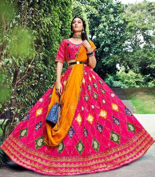 Shubhkala presents Bridesmaid vol-26 silk exclusive designer Lahenga choli catalog wholesaler 