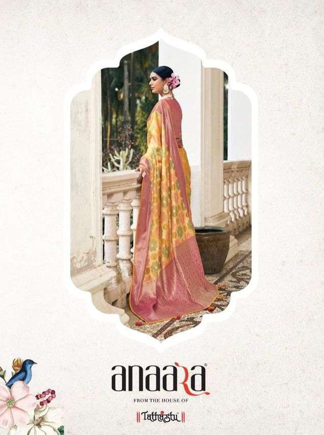 Tathastu presents Rangrez 5801 to 5807 series silk designer party wear sarees catalog collection 