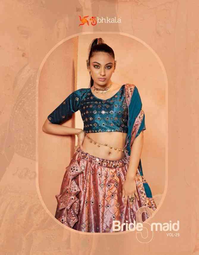 Shubhkala presents Bridesmaid vol-29 exclusive designer crop top collection 