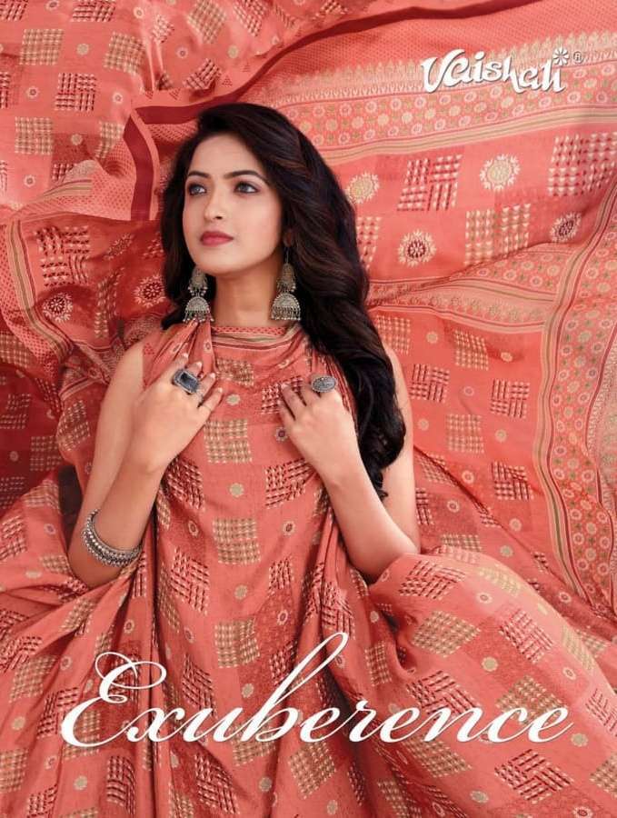 Vaishali presents Exuberence crape silk printed sarees catalog wholesaler 