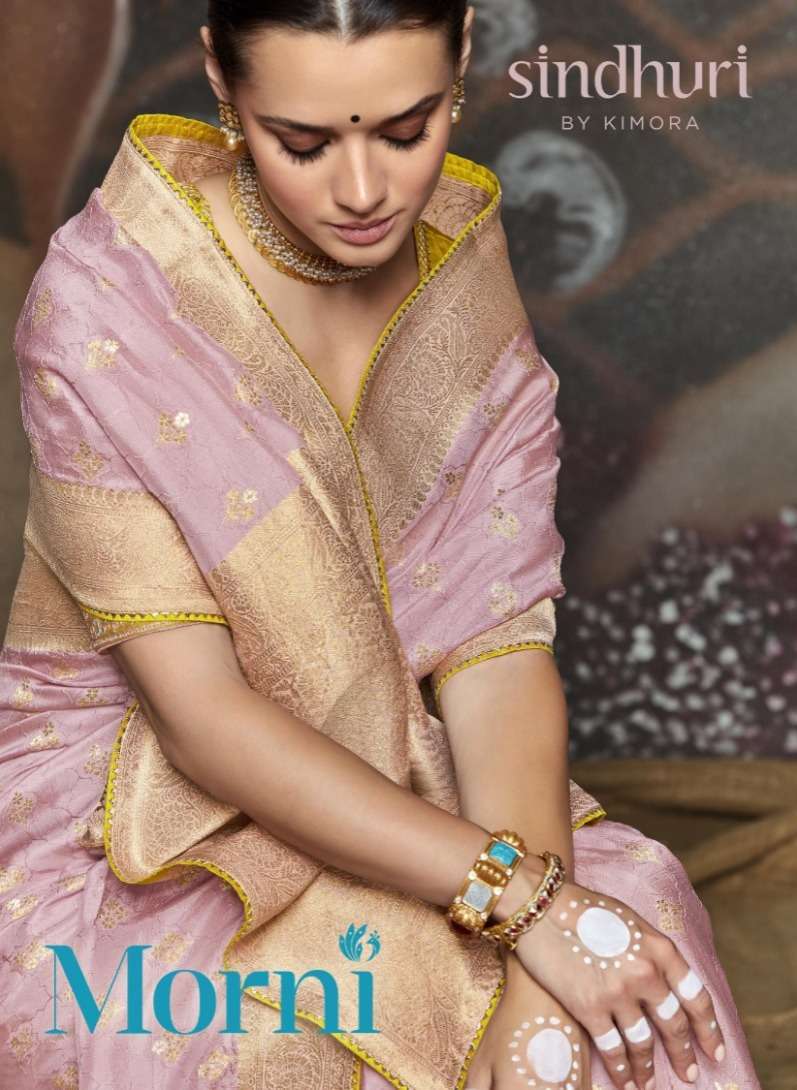 Kimora presents Morni dola silk viscose traditional wear sarees catalog collection 