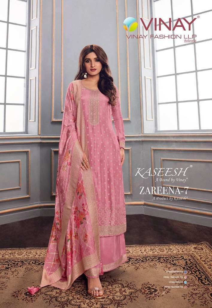 Vinay fashion presents Zareena vol-7 viscose party wear salwar suit wholesaler 