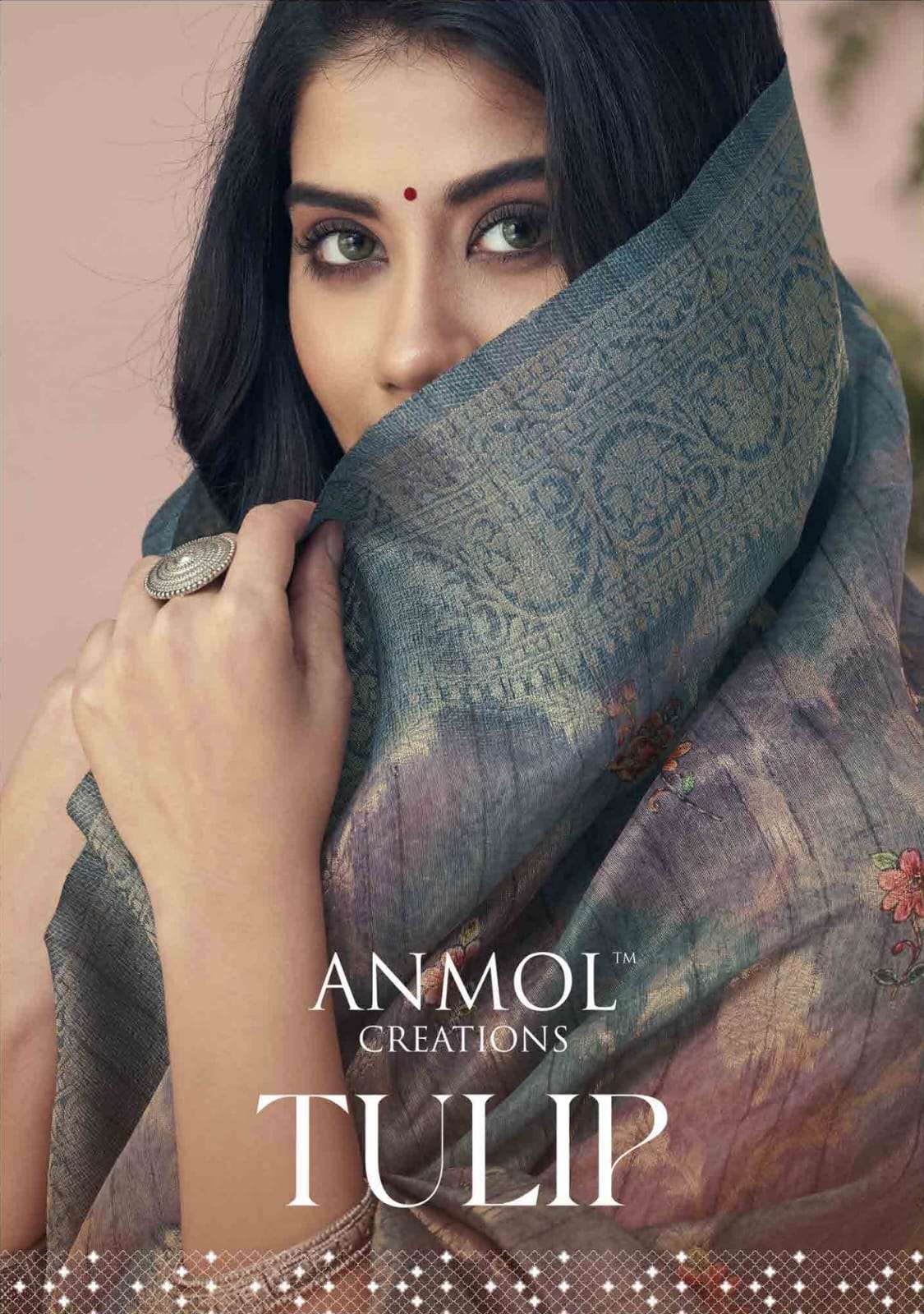 Anmol creation presents Tulip silk digital print party wear sarees catalog collection 