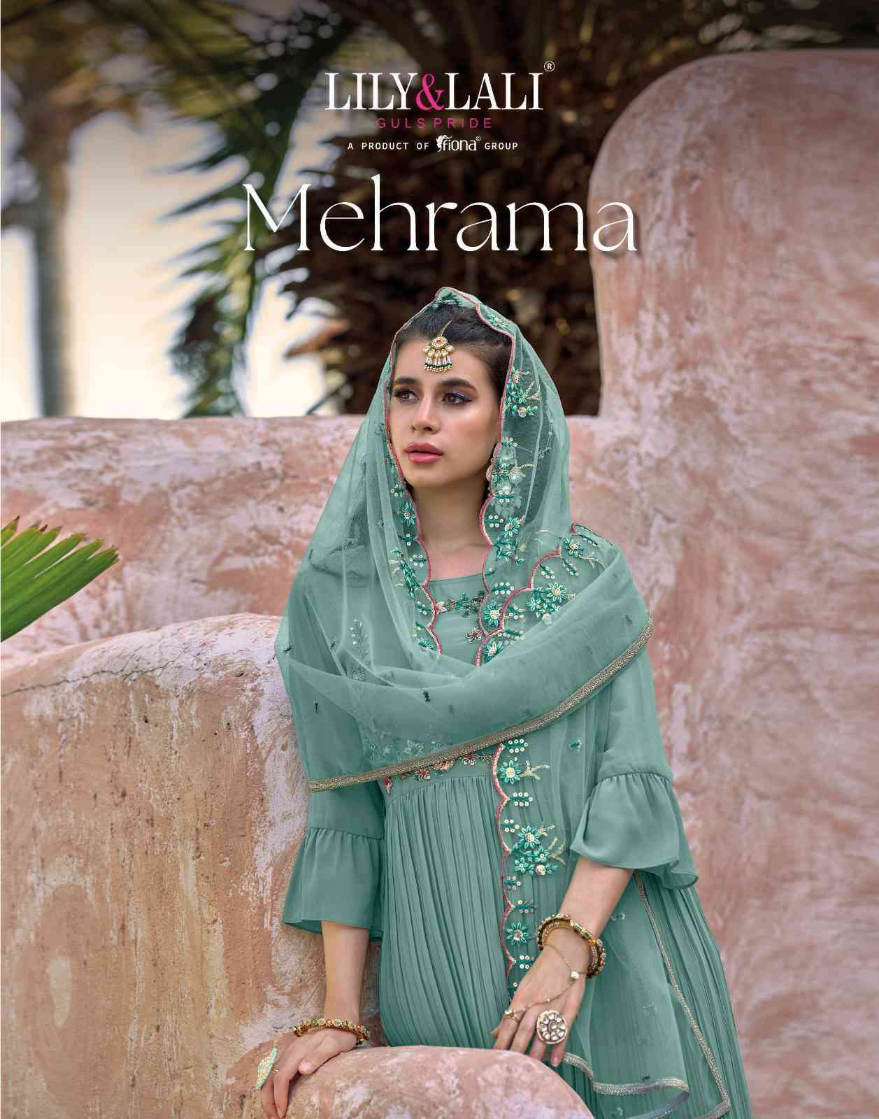 Lily and lali presents Mehrama party wear kurtis with sharara and dupatta collection 