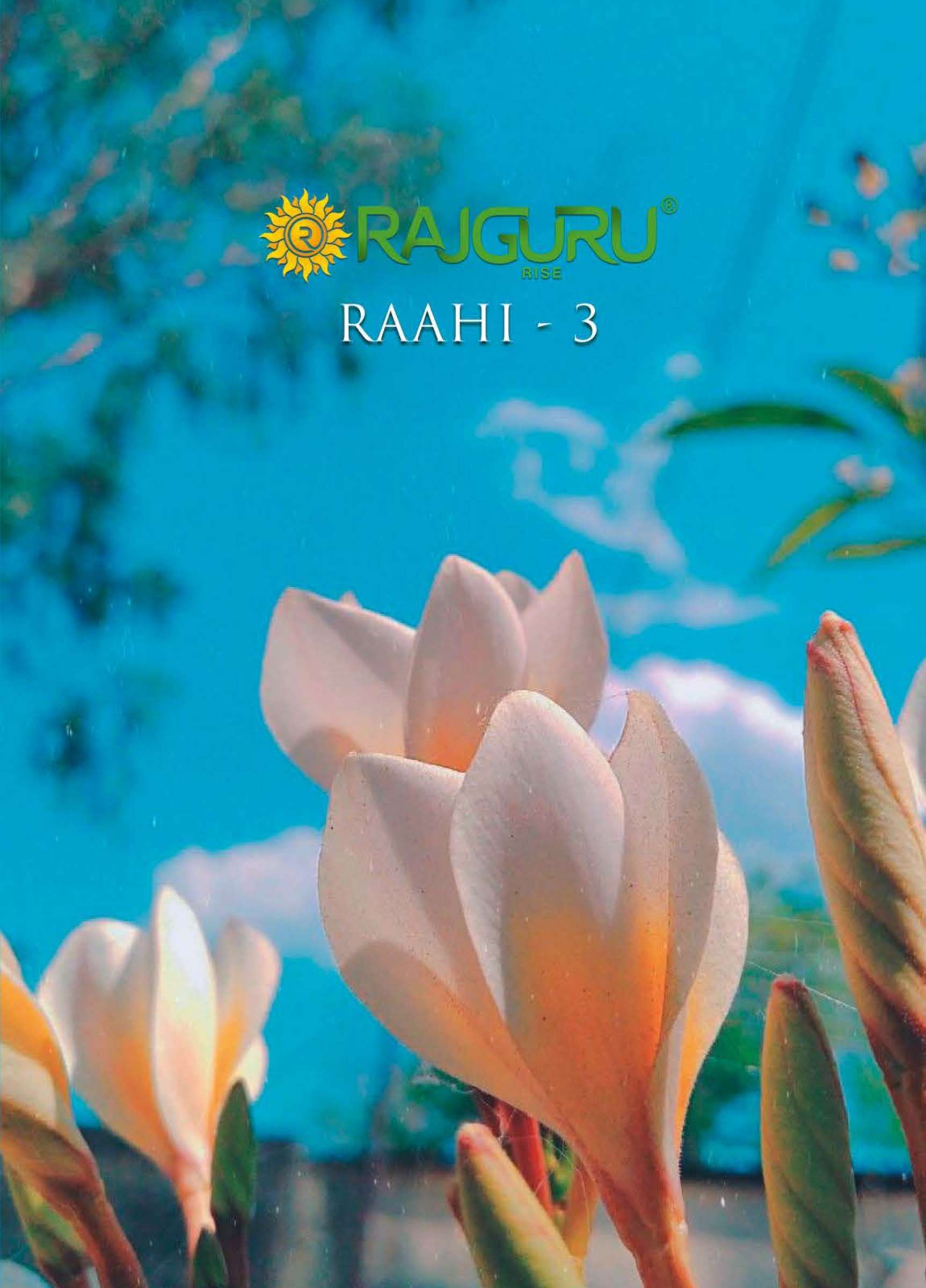 RAJGURU PRESENTS RAAHI VOL-3 FANCY WEDDING WEAR DESIGNER SILK SAREES CATALOG WHOLESALER AND EXPORTER IN SURAT