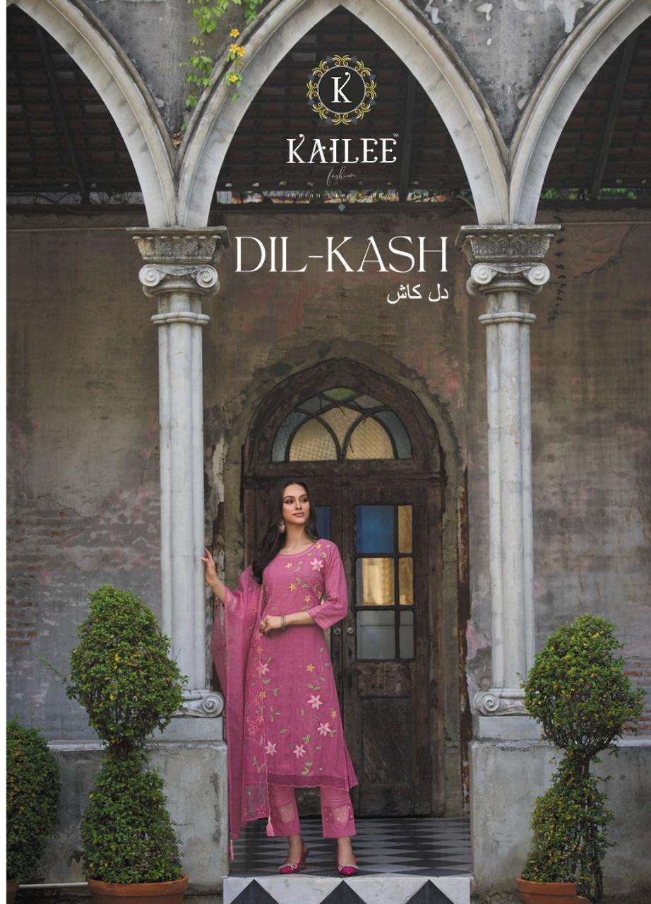 Kailee Presents Dilkash Designer Readymade Designer Kurtis Catalog Wholesaler And Exporter 