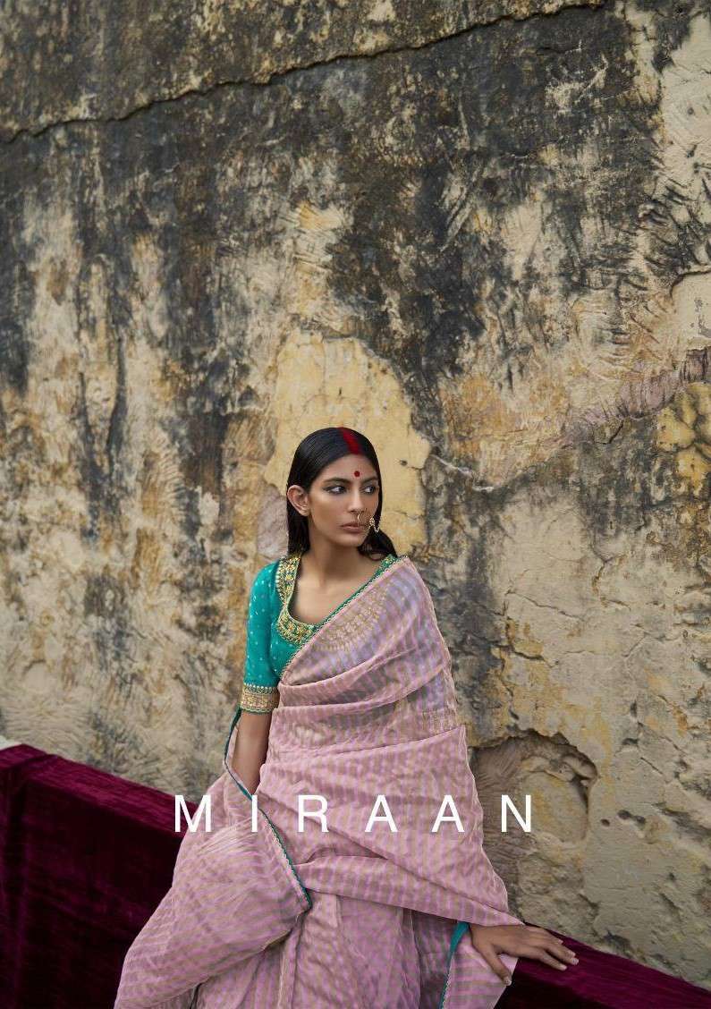 Kimora Presents Miraan Designer Organza Ethnic Wear Saree Wholesaler And Exporter in Surat 
