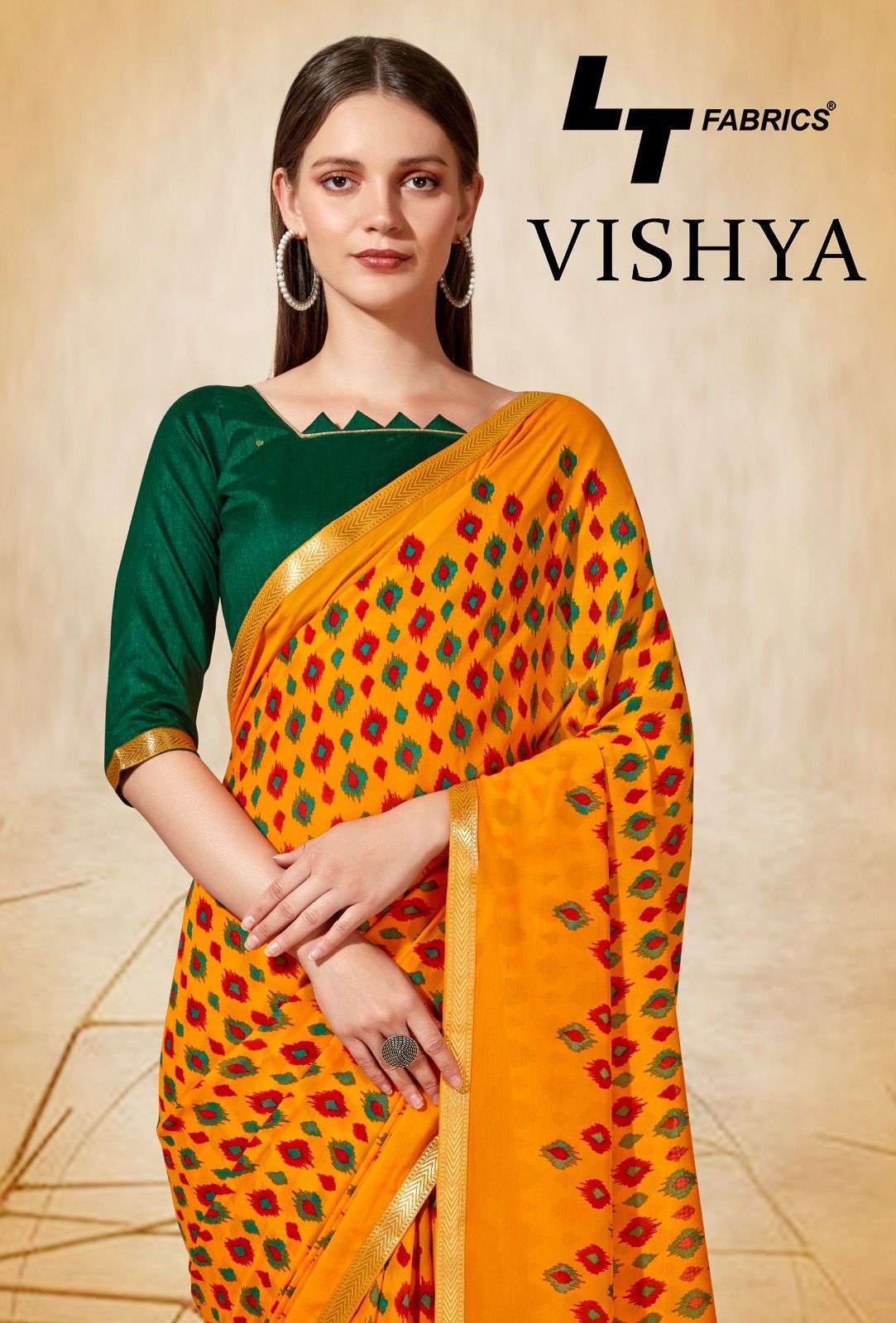 Lt sarees presents Vishya micro printed sarees catalog wholesaler 