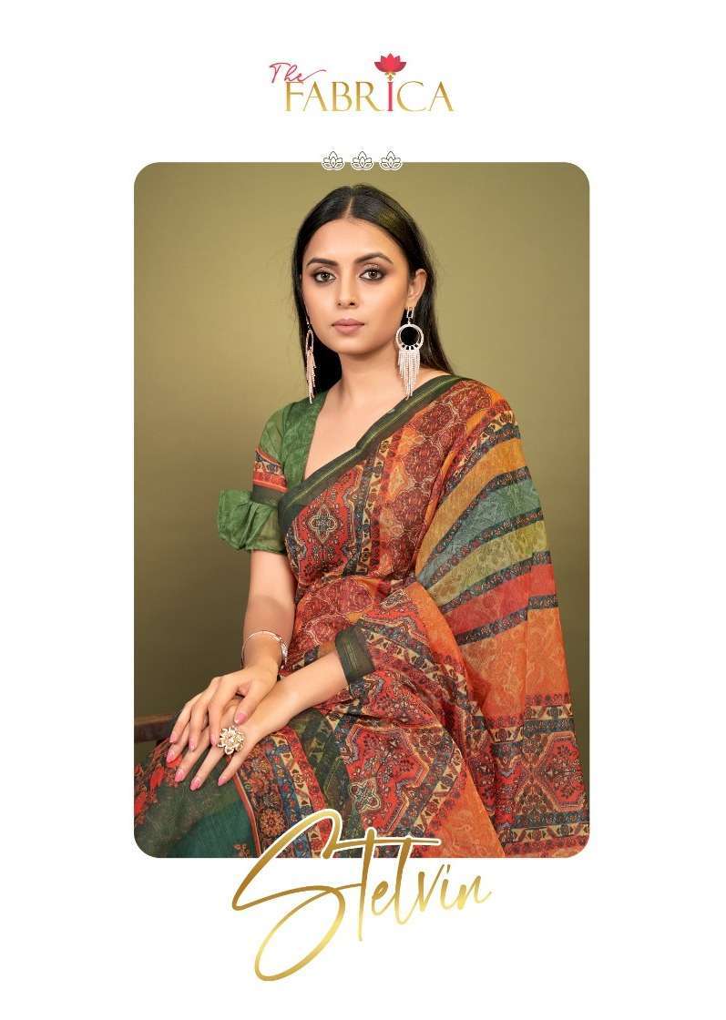 The fabrica presents Stelvin cotton daily wear sarees catalog wholesaler 