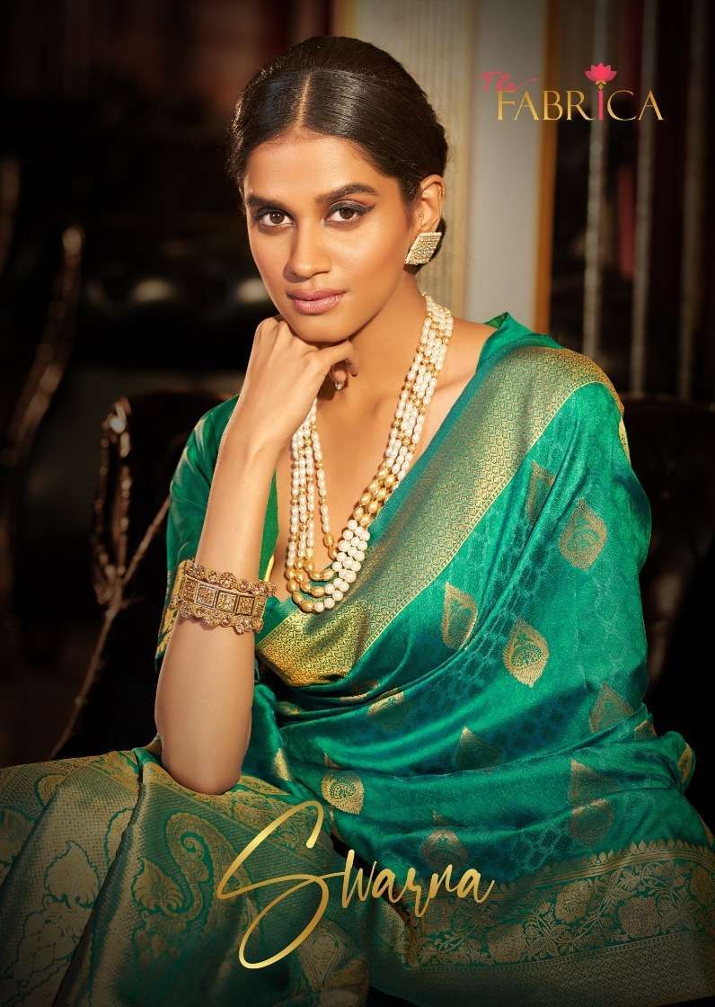 The fabrica presents Swarna Weaving silk sarees catalog collection 