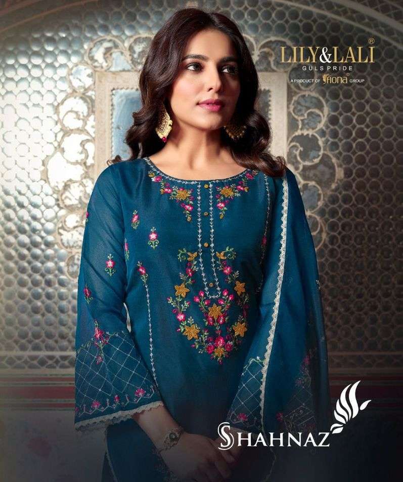 LILY & LALI PRESENTS SHAHNAZ EXCLUSIVE DESIGNER COLLECTION READYMADE PAKISTANI STYLE KURTIS CATALOG WHOLESALER AND EXPORTER IN SURAT 