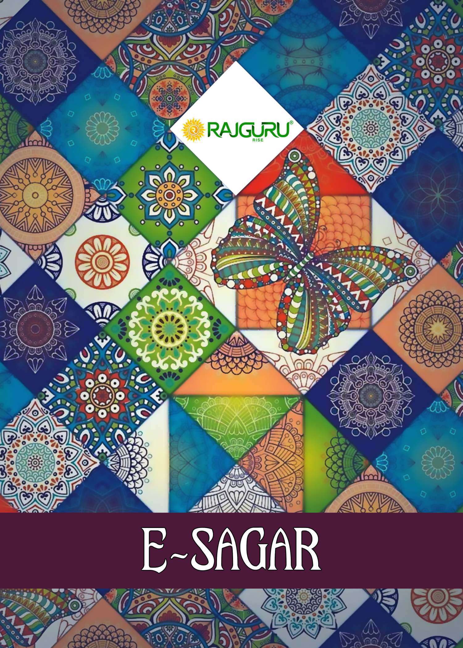 RAJGURU PRESENTS E-SAGAR DESIGNER FANCY SAREES CATALOG WHOLESALER AND EXPORTER IN SURAT 