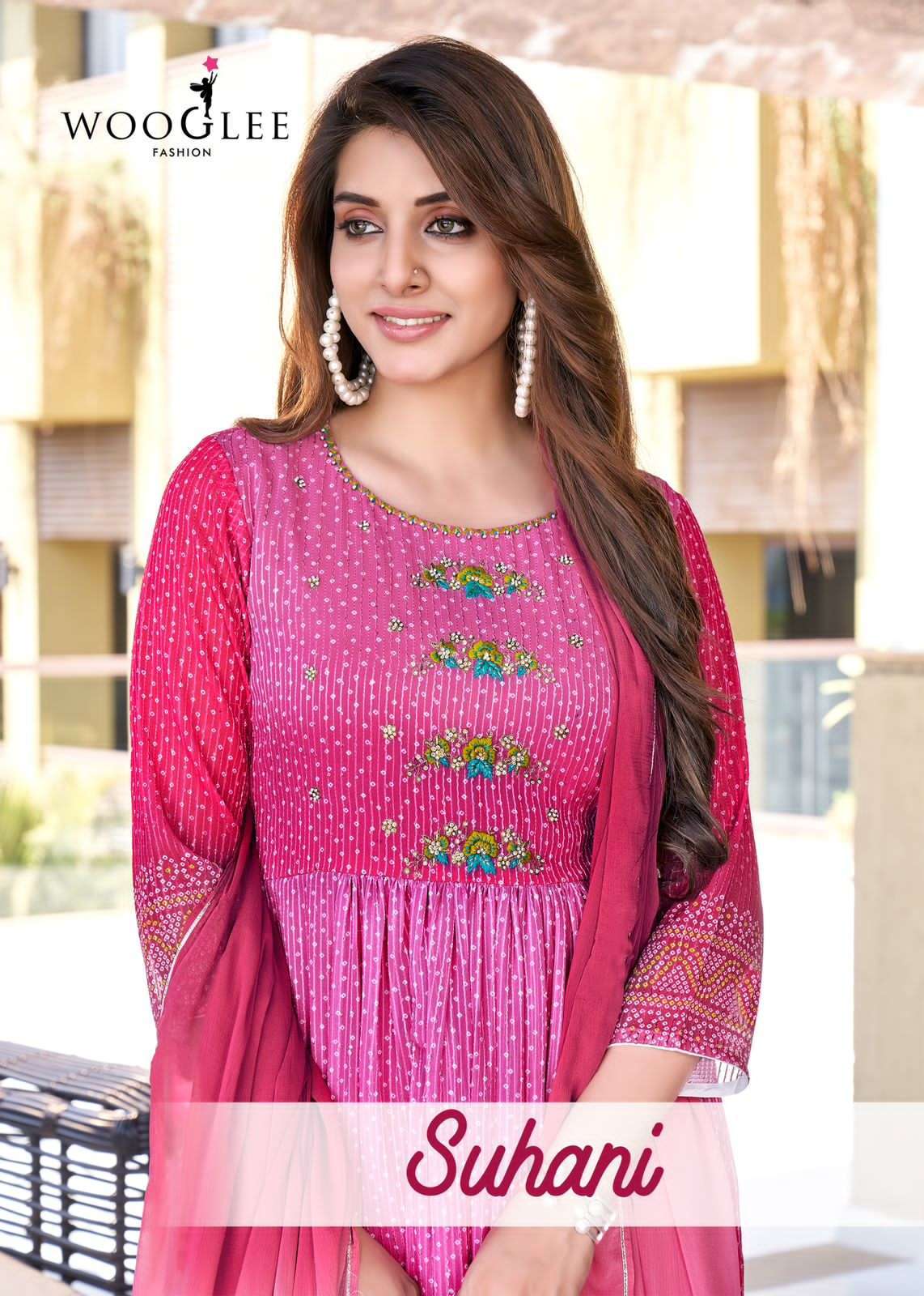 WOOGLEE PRESENTS SUHANI AMAZING COLLECTION READYMADE FANCY KURTIS CATALOG WHOLESALER AND EXPORTER IN SURAT 