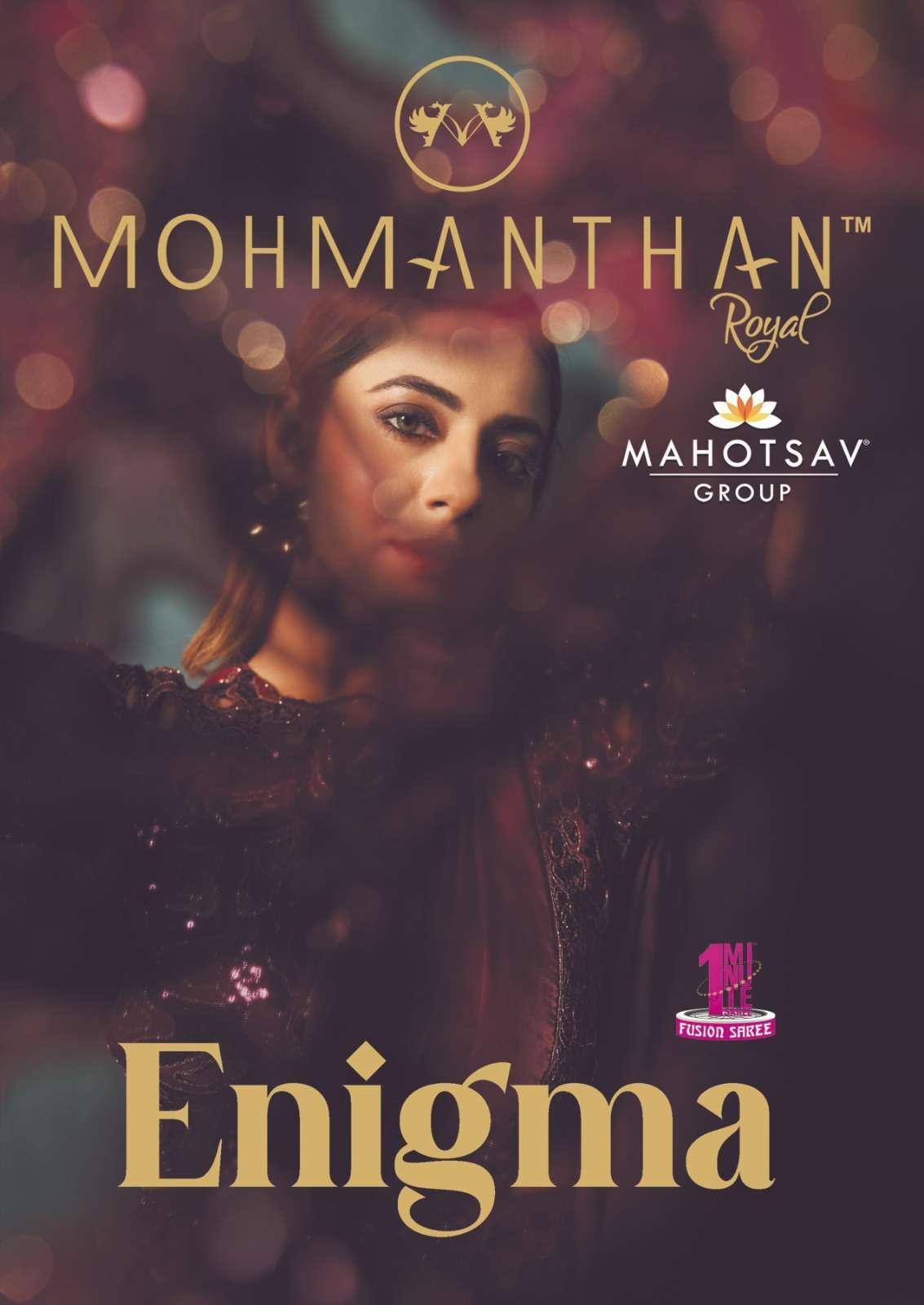 MAHOTSAV PRESENTS MOHMANTHAN 23300 SERIES ENIGMA PARTY WEAR DESIGNER SAREES WITH STITCH BLOUSE CATALOG WHOLESALER AND EXPORTER IN SURAT 