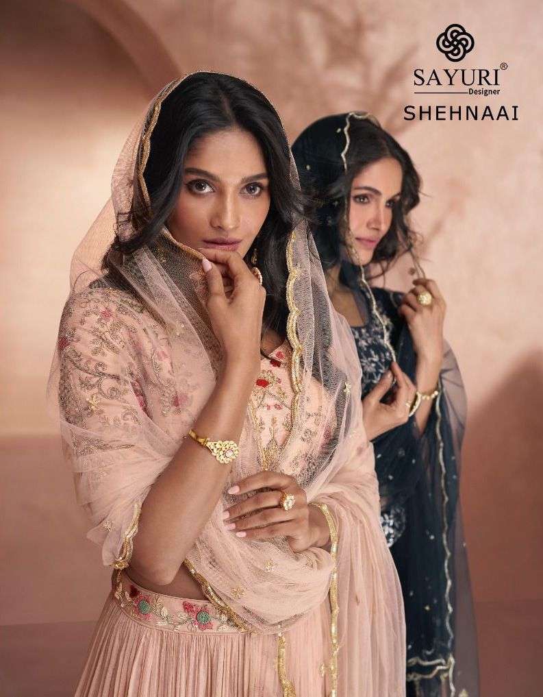 Sayuri presents Shehnaai premium silk beautiful designer Lahenga choli collection 