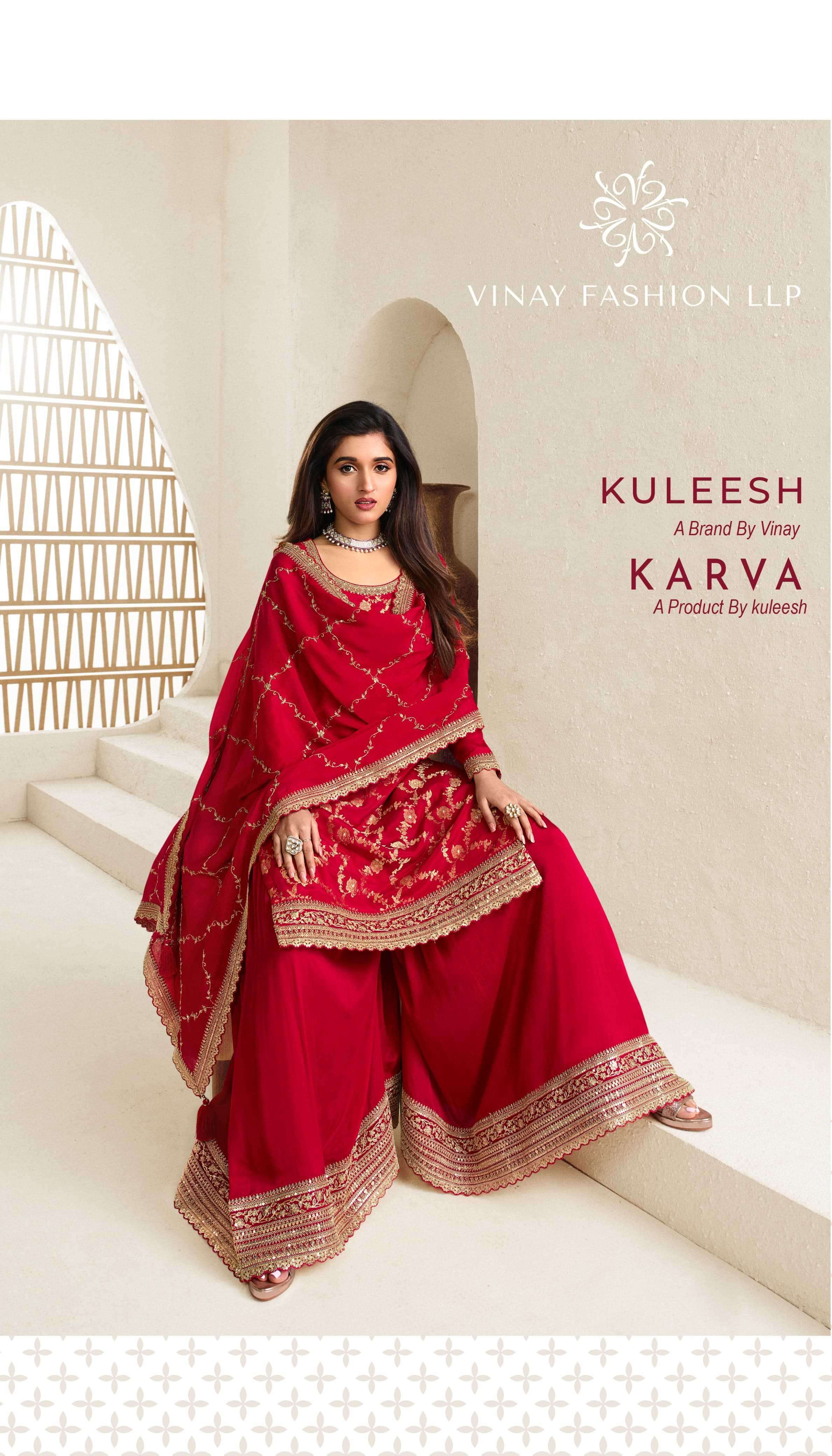vinay fashion presents kuleesh karva beautiful heavy embroidery unstitch salwar suits catalog wholesaler and exporter in surat 2023 10 23 14 55 47