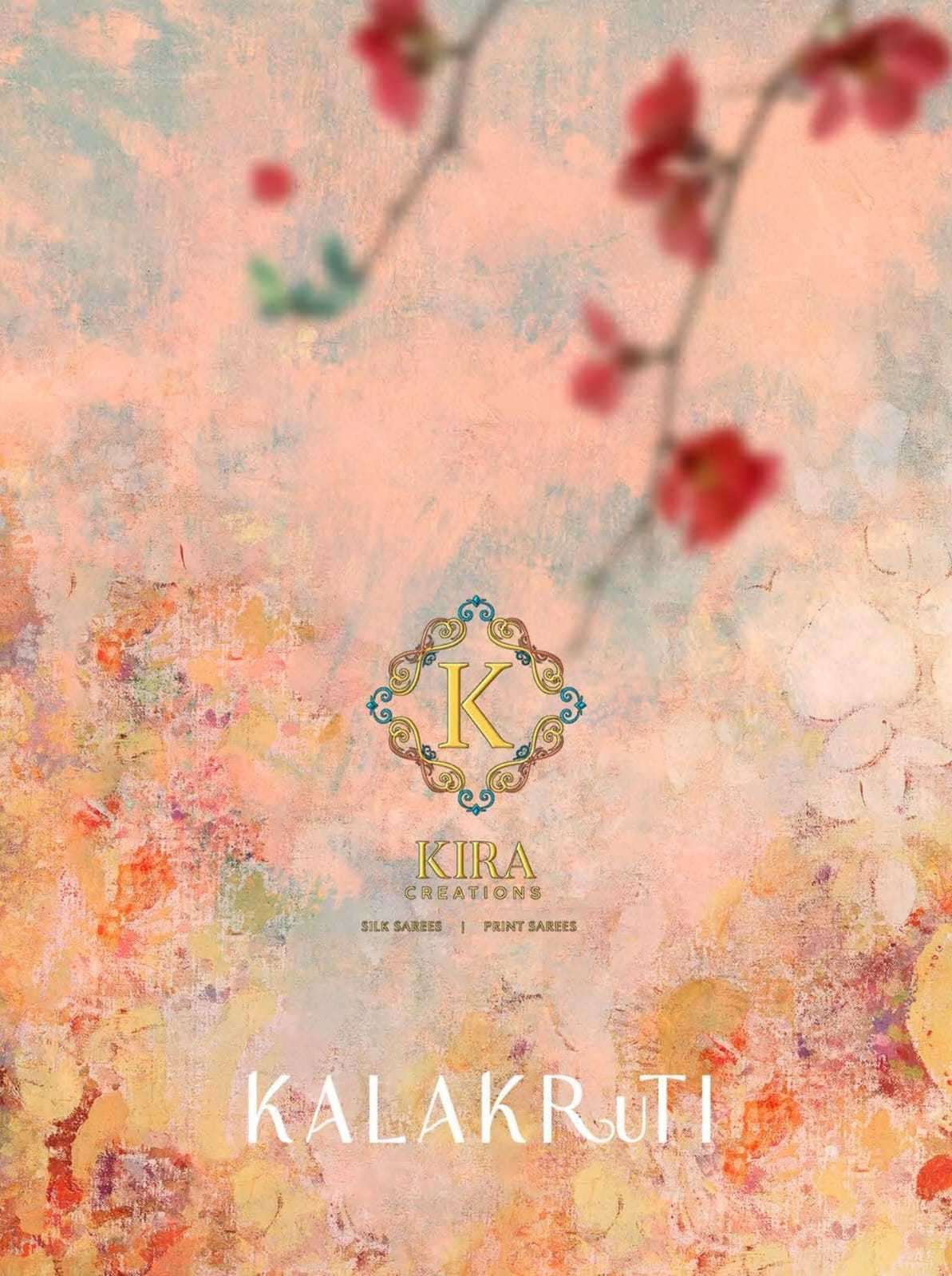 KIRA CREATION PRESSENTS KALAKRUTI 12000-12005 SILK FABRIC BEAUTIFUL SAREES CATALOG WHOLESALER AND EXPORTER IN SURAT 