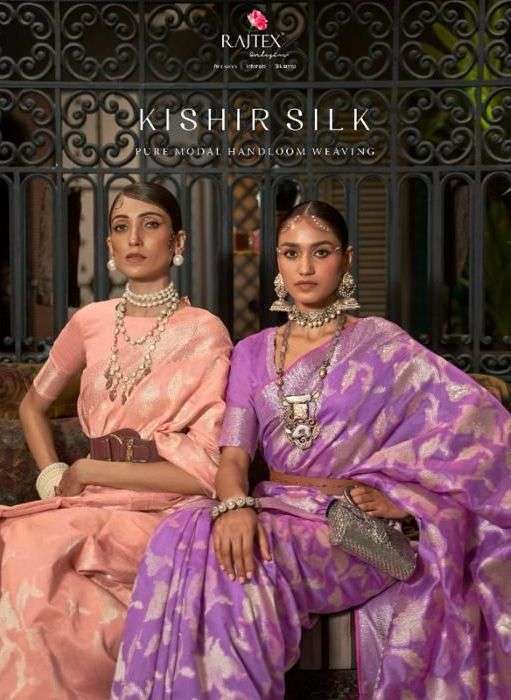Rajtex presents Kishir silk designer sarees catalog wholesaler 