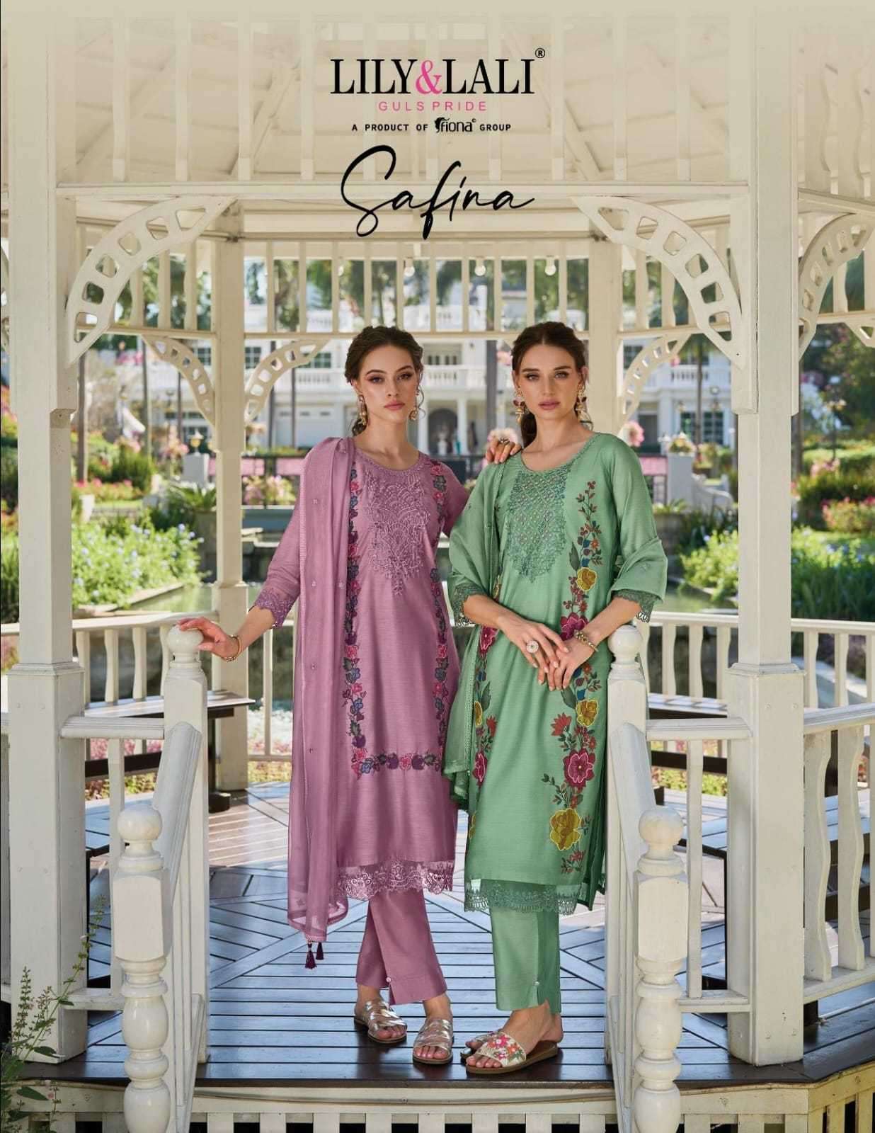 LILY AND LALI PRESENTS SAFINA READYMADE OCCASION WEAR ELEGANT SALWAR SUITS CATALOG WHOLESALER AND EXPORTER  IN SURAT 