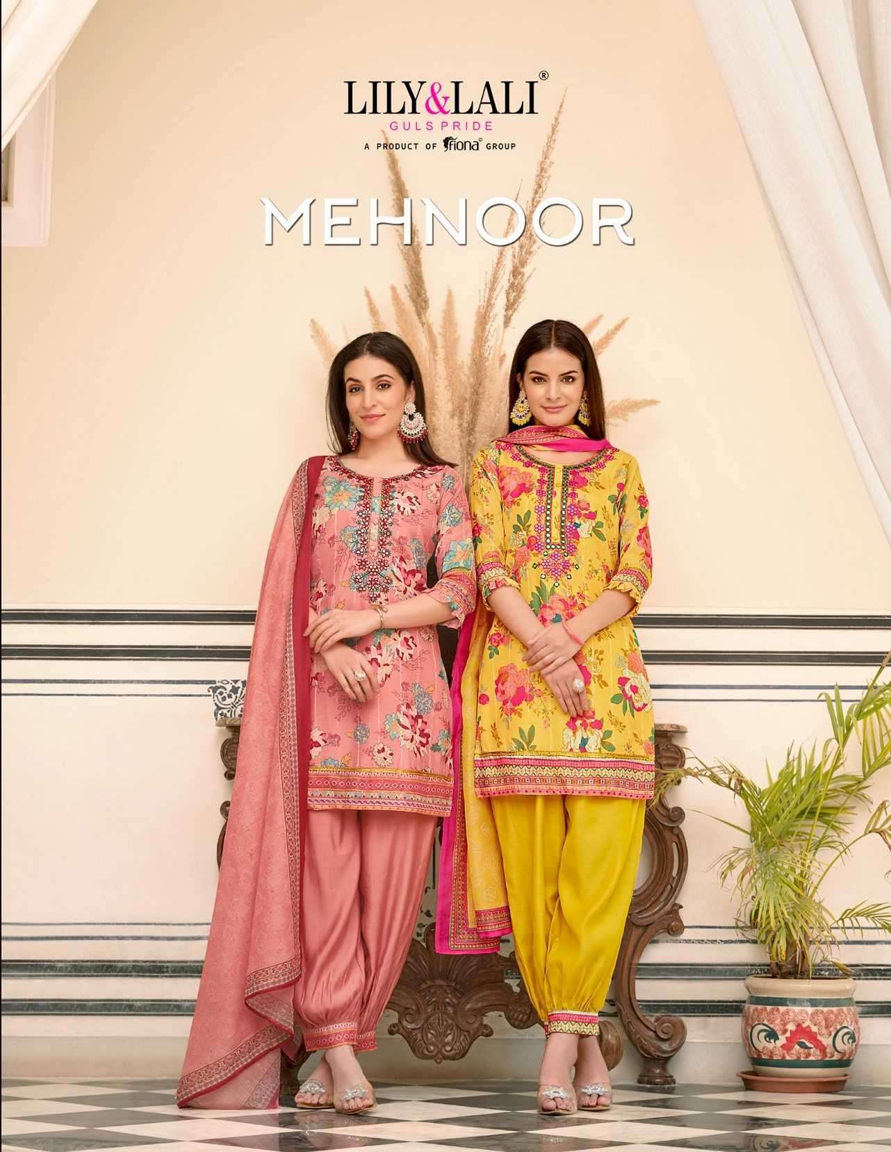 LILY AND LALI PRESENTS MEHROON READYMADE FESTIVE WEAR AFGHANI PANT KURTI DUPATTA CATALOG WHOLESALER AND EXPORTER IN SURAT