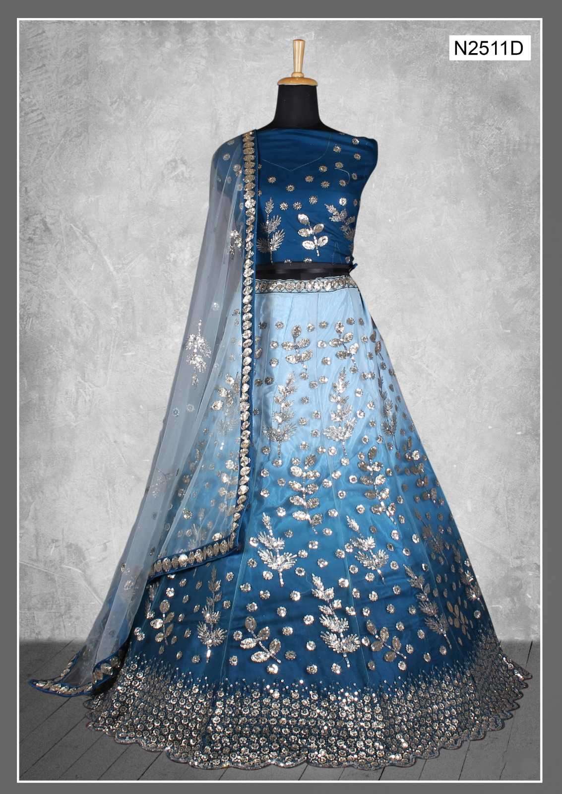 Mahotsav presents Nimaya Kangan satin exclusive designer bridal Lahenga choli collection 