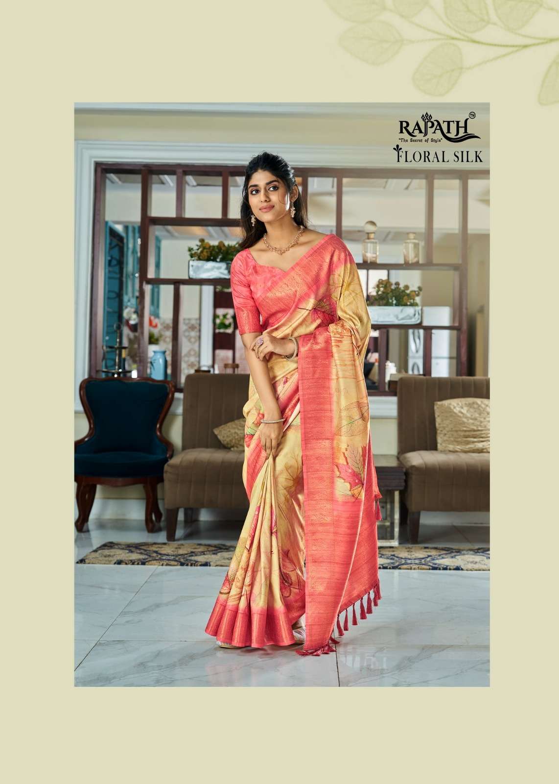 Rajpath presents Surmai silk handloom kotha silk sarees catalog wholesaler 