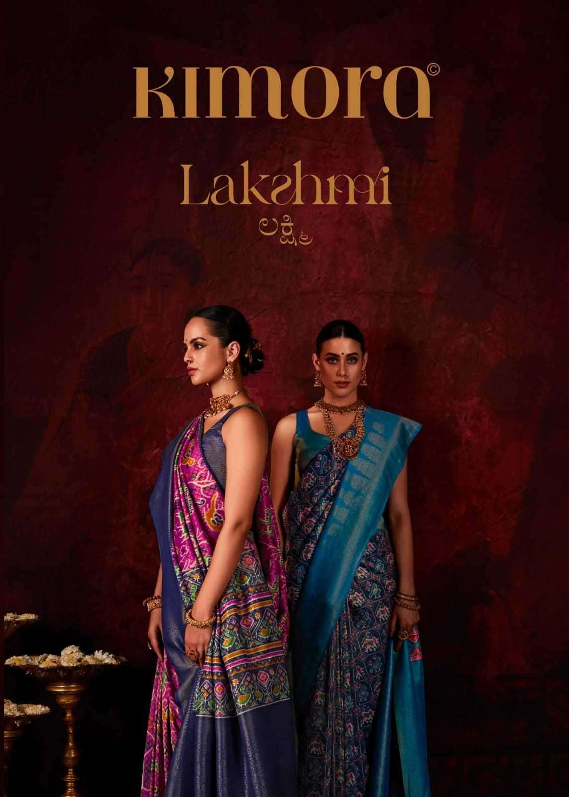 Kimora presents Lakshmi exclusive designer sarees catalog wholesaler 
