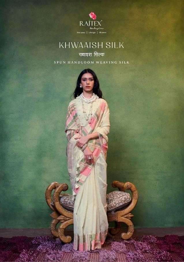 Rajtex presents Khwaaish silk mal cotton designer sarees catalog wholesaler 